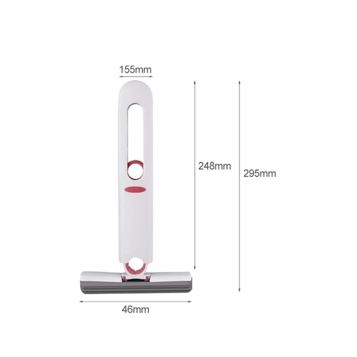Taşınabilir Mini Otomatik Sıkmalı Mop Seti Yıkanabilir