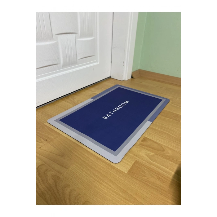 Sihirli Su Emici Banyo Paspası Kaymaz Tabanlı Abdest Paspası 3,5 Mm 40x60