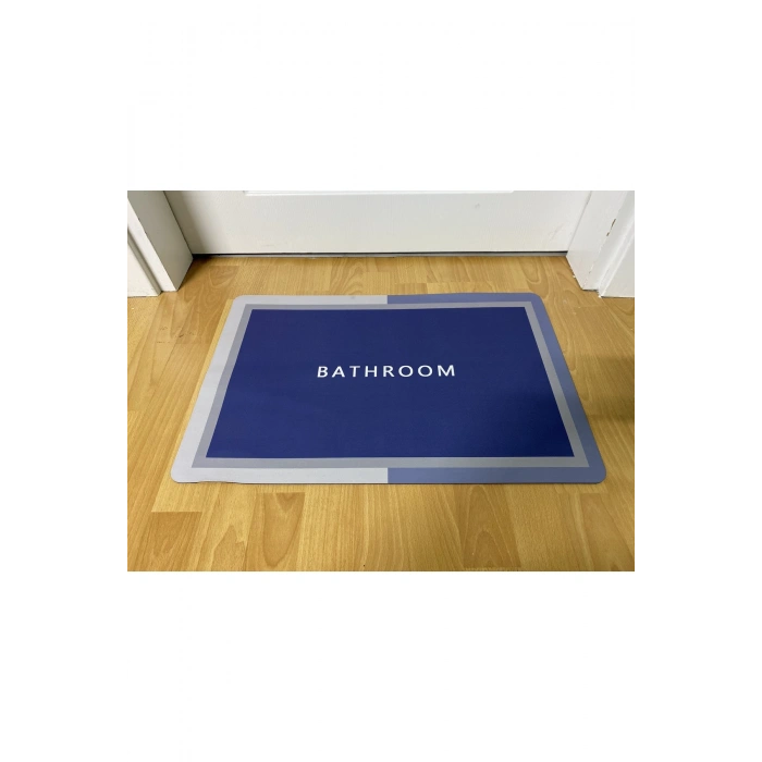 Sihirli Su Emici Banyo Paspası Kaymaz Tabanlı Abdest Paspası 3,5 Mm 40x60