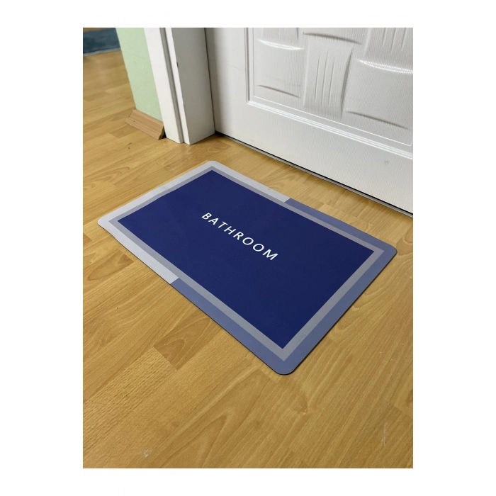 Sihirli Su Emici Banyo Paspası Kaymaz Tabanlı Abdest Paspası 3,5 Mm 40x60