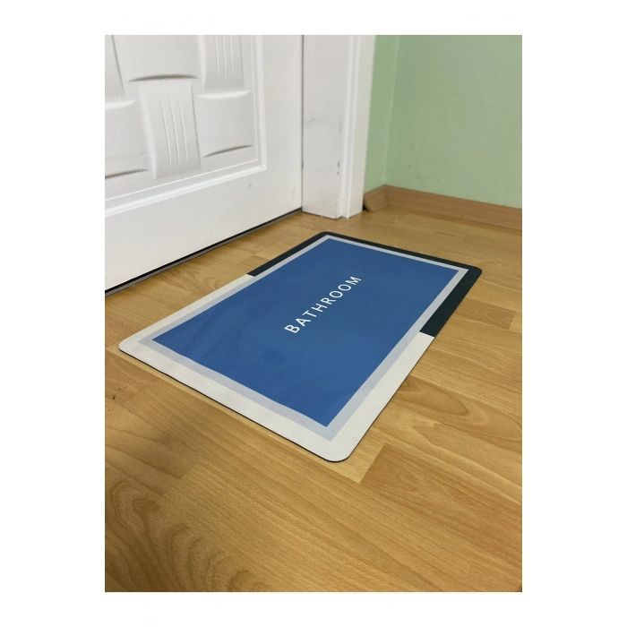 Sihirli Su Emici Banyo Paspası Kaymaz Tabanlı Abdest Paspası 3,5 Mm 40x60