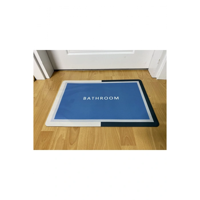 Sihirli Su Emici Banyo Paspası Kaymaz Tabanlı Abdest Paspası 3,5 Mm 40x60