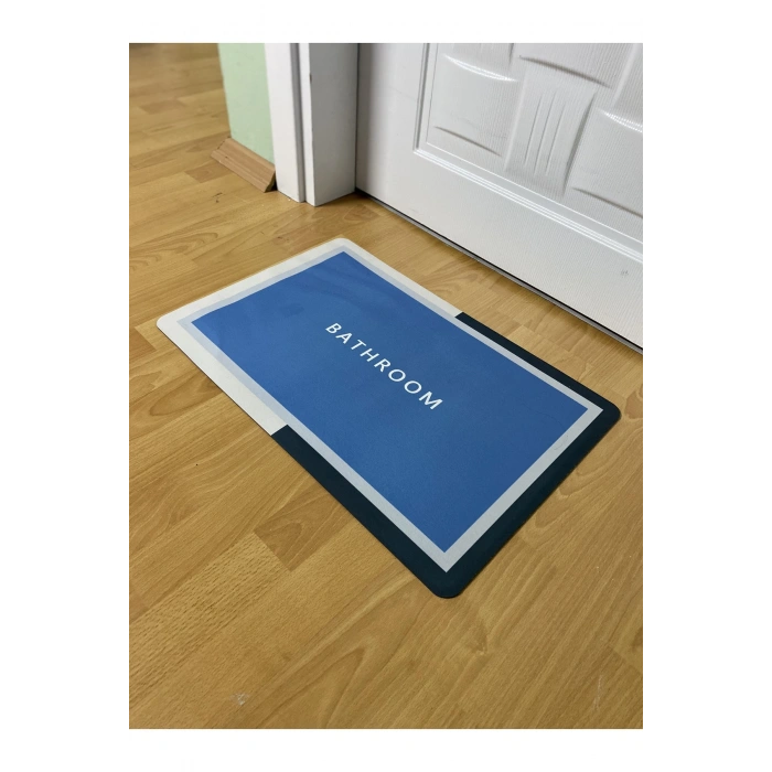 Sihirli Su Emici Banyo Paspası Kaymaz Tabanlı Abdest Paspası 3,5 Mm 40x60