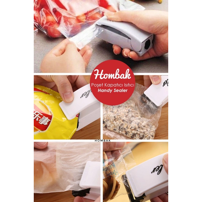 Poşet Kapatıcı Isıtıcı Sealer Kapatma Makinesi | Poşet Kapatıcı Handy Sealer