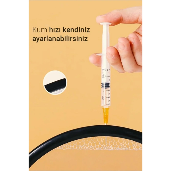 3d Hareketli Kum Saati Orta Boy, Hareketli Kum Sanatı Dekoratif Kum Saati