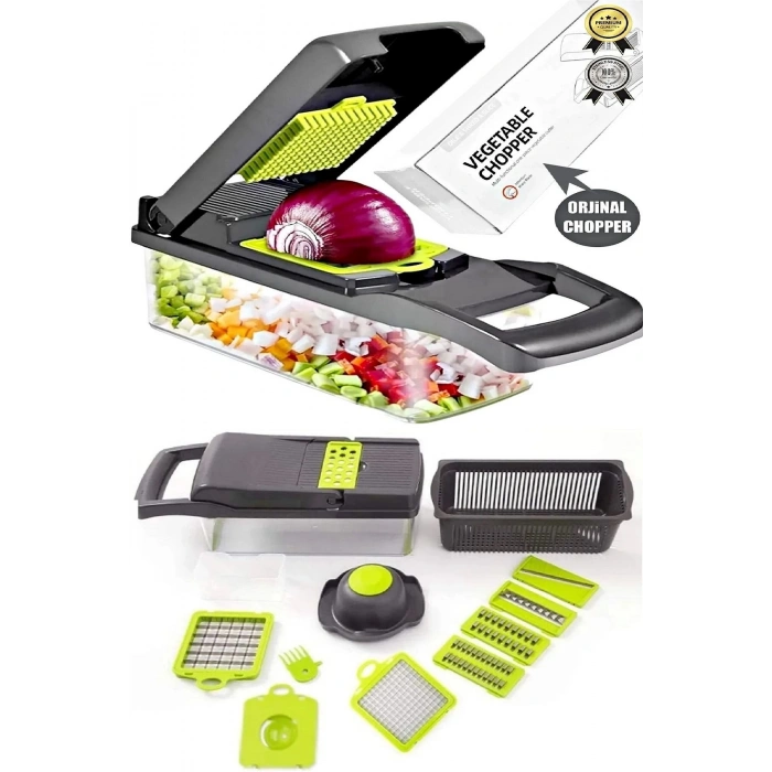 Patates Sebze Küp Rende Doğrayıcı Dicer Mandolin Dilimleyici Jülyen Kesici Mutfak Chopper