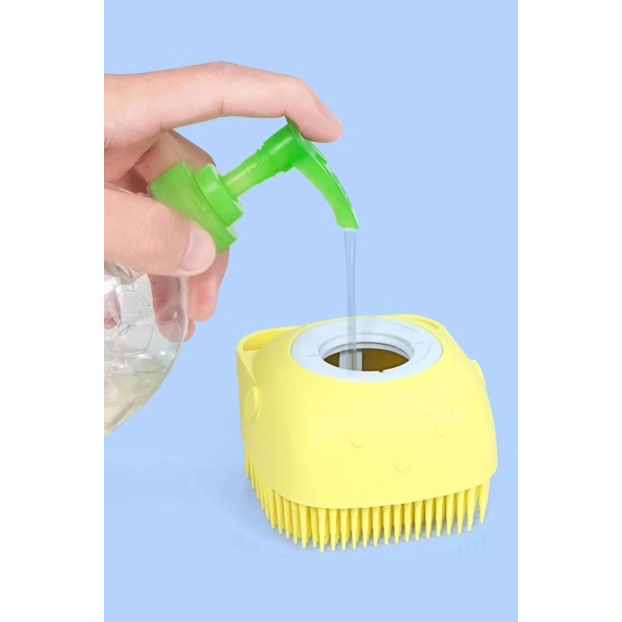 2li SET Banyo Duş Jeli Hazneli Masaj Lifi %50 Su Tasarruflu Doğal Taşlı Duş Başlığı