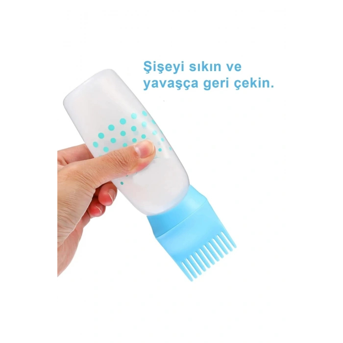 1 Adet Saç Boyama Bakım Tarağı Dip Boyası Uygulama Şişesi Saç Boyama Aparatı Kabı Bakım Maskesi