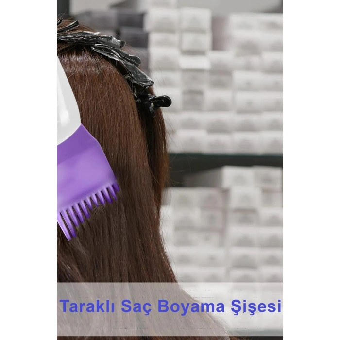 1 Adet Saç Boyama Bakım Tarağı Dip Boyası Uygulama Şişesi Saç Boyama Aparatı Kabı Bakım Maskesi