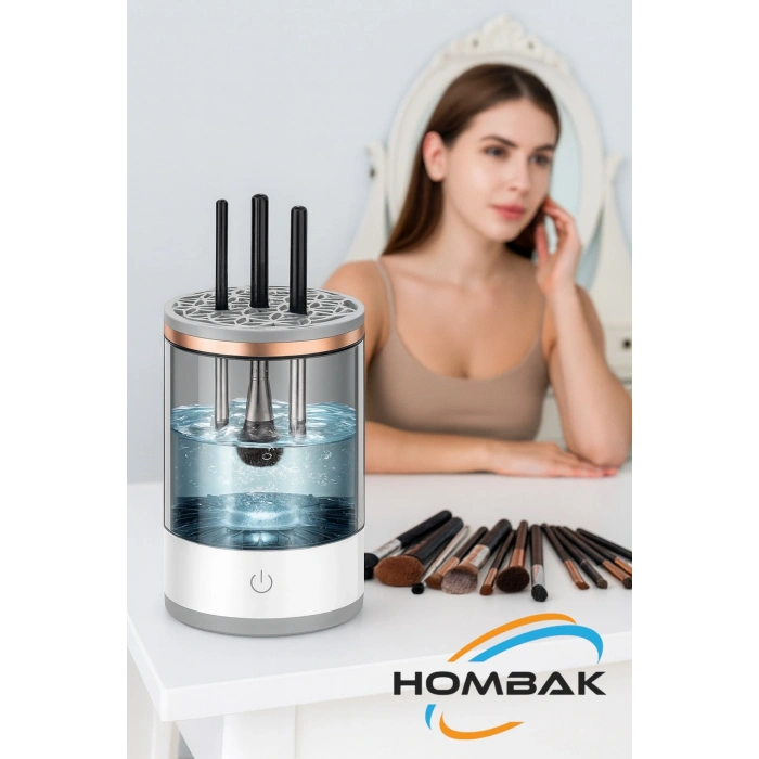 Otomatik Makyaj Fırçası Temizleme Cihazı