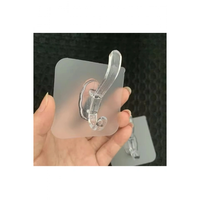 5 Adet Süper Güçlü Kendinden Yapışkanlı Tekli Banyo Mutfak Askısı