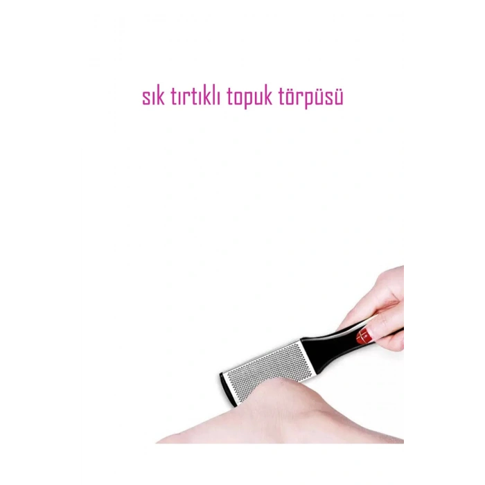 Manikür Pedikür Seti Tırnak Eti Itici Topuk Törpüsü Tırnak Törpüsü Topuk Törpüsü Set 7in1