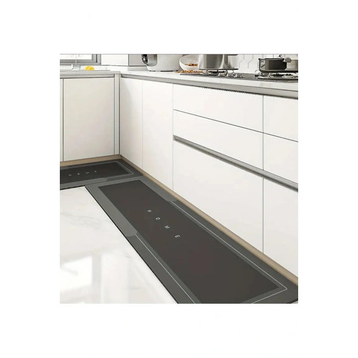 2 Adet Banyo Paspas Seti Uzun Kısa Home Sihirli Su Emici Banyo Paspası Kaymaz Tabanlı Abdest Paspası