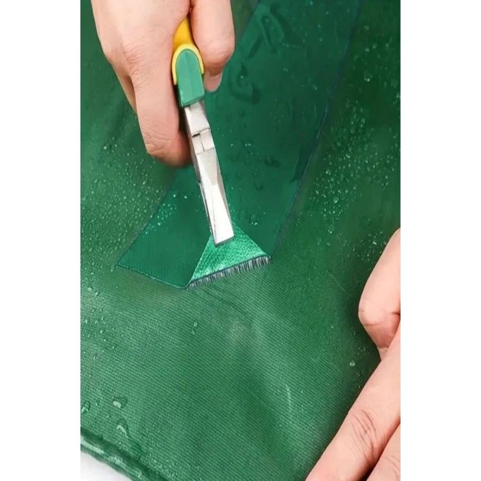 Güçlü Yapışkanlı Çadır Tente Branda Tamir Yama Bandı Isıya Suya Dayanıklı Tente Yaması (10Mt X 5Cm)