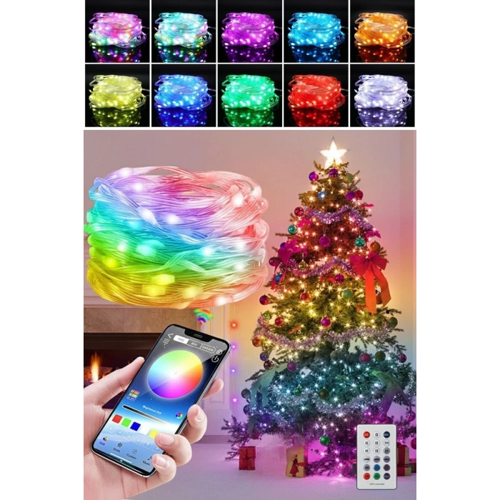 10 MT Uzaktan Kumandalı USB LED Işık – Çok Modlu Dekoratif Ortam Aydınlatmas
