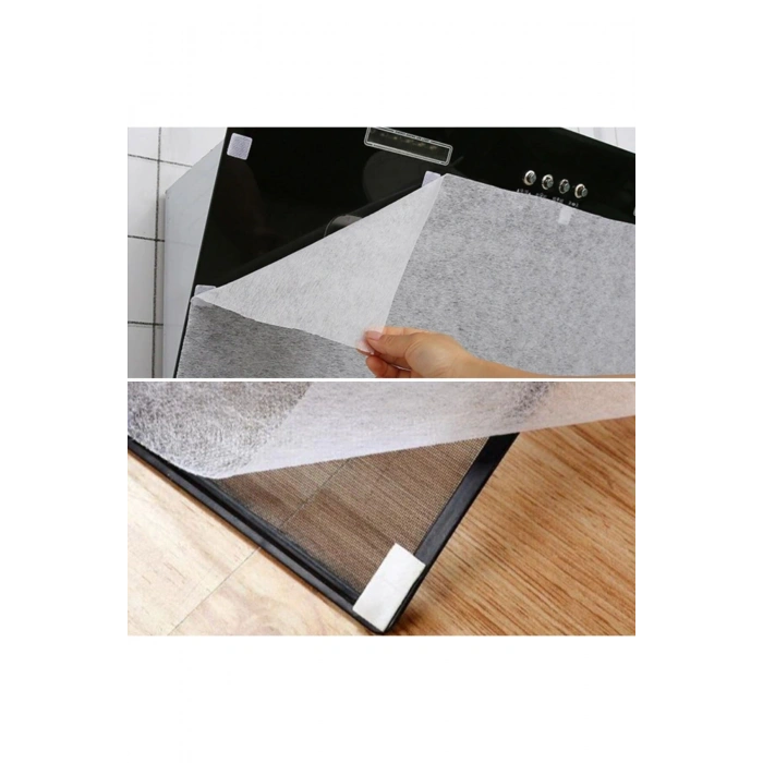 2li Yağ Emici Duman Önleyici Pratik Mutfak Davlumbaz Koruyucu Dayanıklı Yedek Filtre 45x90cm