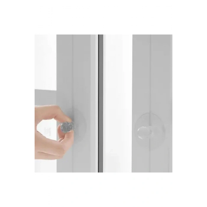 2 Adet Kristal Kendiliğinden Güçlü Yapışkanlı Kulp Askısı Tutma Kolu