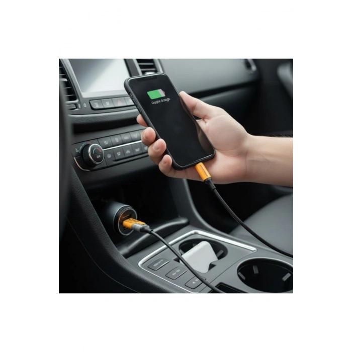 4in1 65W Hızlı Şarj Kablosu – Type-C to USB-A + Type-C to Lightning, 27W PD Destekli Çoklu Şarj Kab
