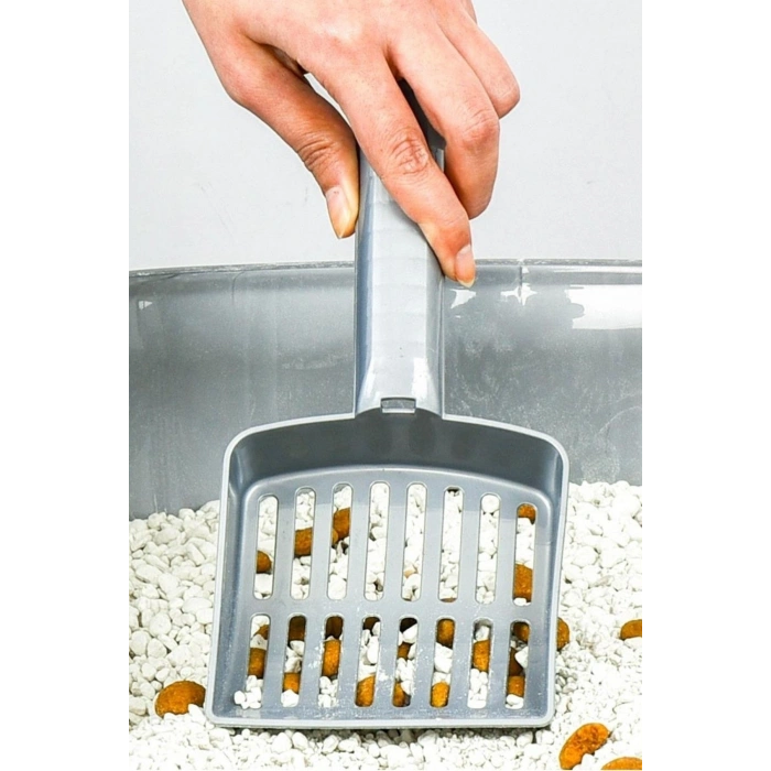 Plastik Evcil Hayvan Kedi Kumu Temizleme Eleme Küreği