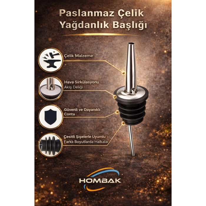 Damlatmaz Yağdanlık Tıpası – Paslanmaz Çelik Akıllı Akış Aparatı
