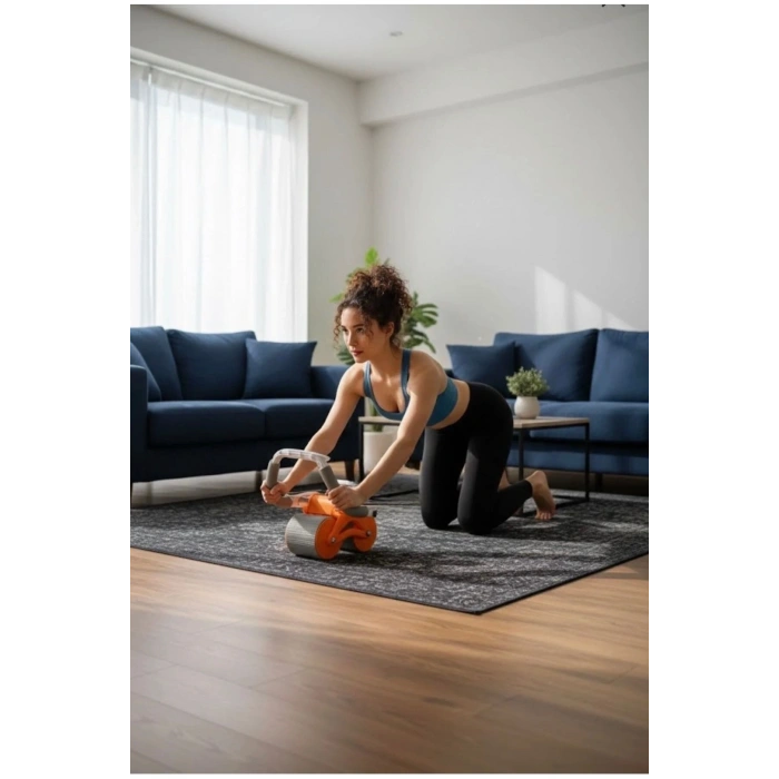 Dijital Sayaçlı Çek-Bırak Mekik Aleti Karın Egzersiz Aleti Core Güçlendirici Evde Spor Fitness Aleti