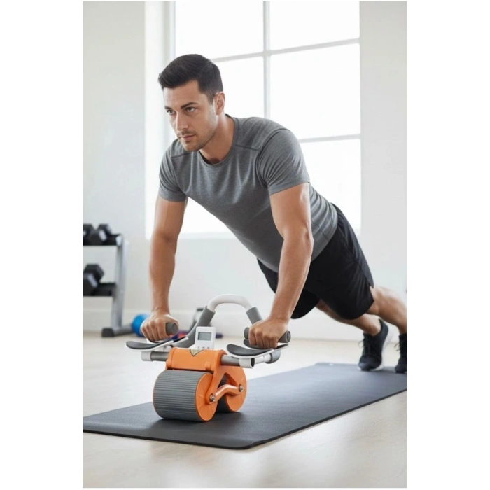 Dijital Sayaçlı Çek-Bırak Mekik Aleti Karın Egzersiz Aleti Core Güçlendirici Evde Spor Fitness Aleti