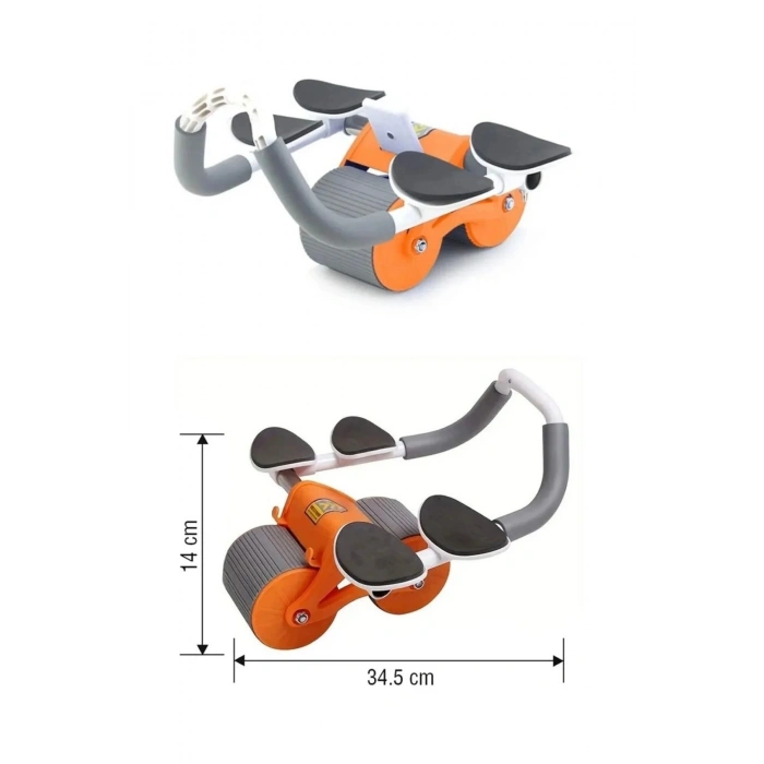 Dijital Sayaçlı Çek-Bırak Mekik Aleti Karın Egzersiz Aleti Core Güçlendirici Evde Spor Fitness Aleti