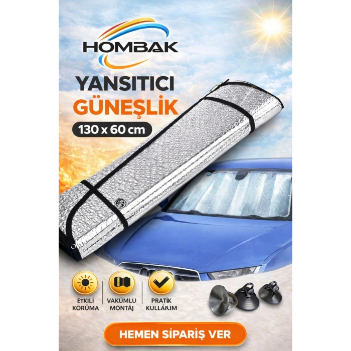 Otomobil Ön Cam Gölgelik Katlanabilir Güneşlik Şemsiyesi Araba Güneş Koruyucu Fiat Honda Uyumlu