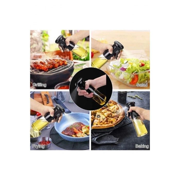 Atify Sprey Yağdanlık, Airfryer Için Yağdanlık, Püskürtmeli Sprey Cam Şişe
