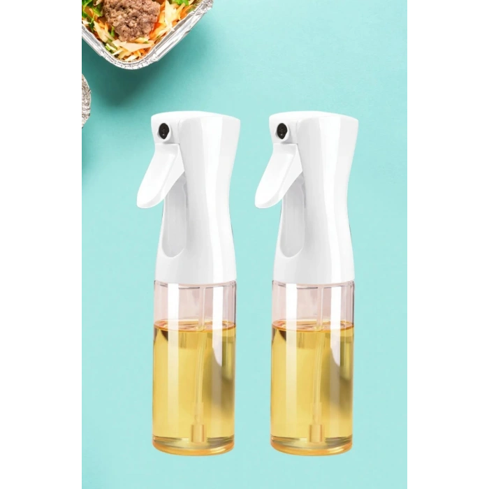 Beyaz Sprey Cam Yağlık Yağdanlık Airfryer Fritöz Yağ Püskürtücü Fısfıs 250 ml