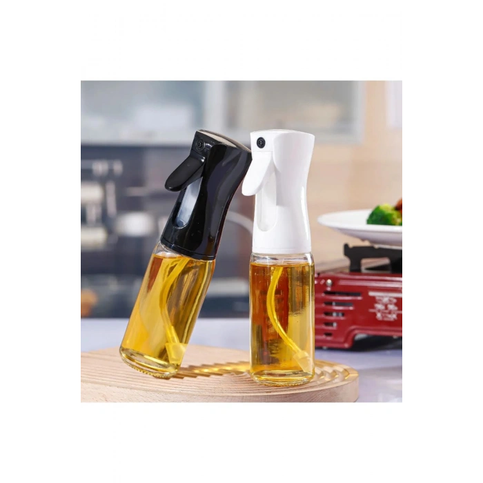 Beyaz Sprey Cam Yağlık Yağdanlık Airfryer Fritöz Yağ Püskürtücü Fısfıs 250 ml