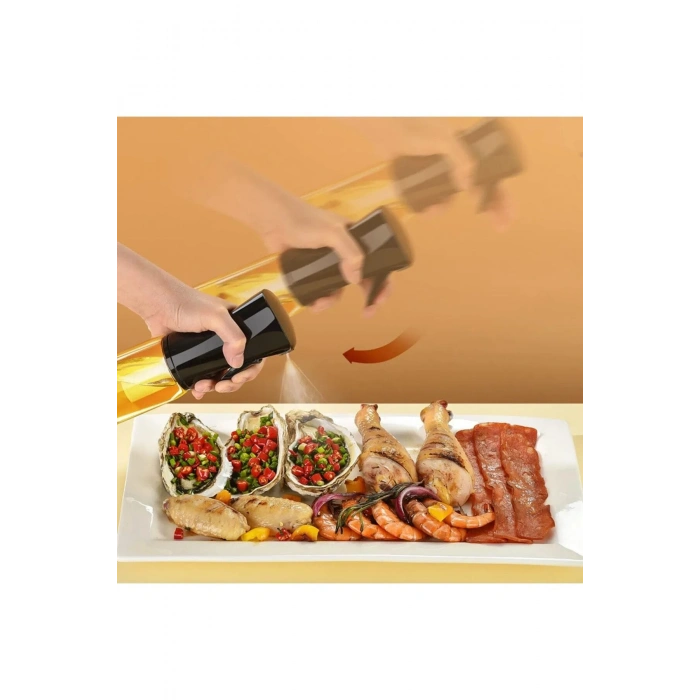 Beyaz Sprey Cam Yağlık Yağdanlık Airfryer Fritöz Yağ Püskürtücü Fısfıs 250 ml