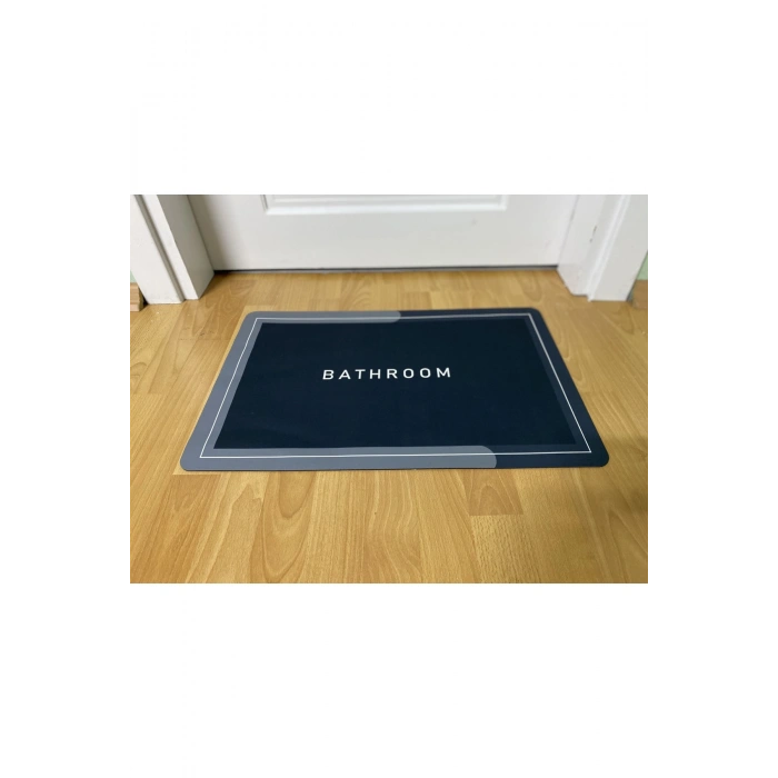 Sihirli Su Emici Banyo Paspası Kaymaz Tabanlı Abdest Paspası 3,5 Mm 40x60