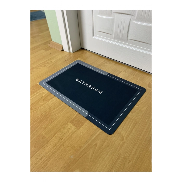 Sihirli Su Emici Banyo Paspası Kaymaz Tabanlı Abdest Paspası 3,5 Mm 40x60