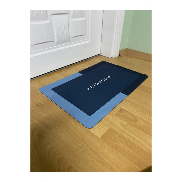 Sihirli Su Emici Banyo Paspası Kaymaz Tabanlı Abdest Paspası 3,5 Mm 40x60