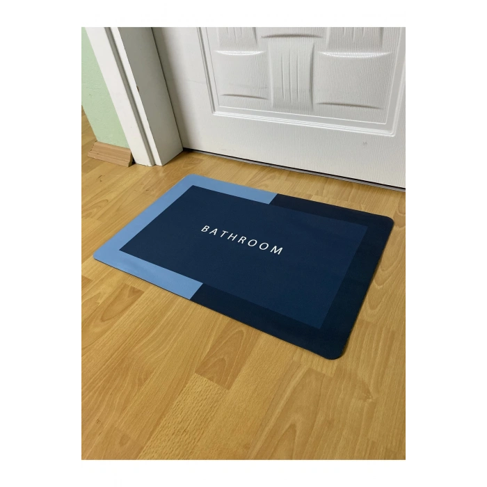 Sihirli Su Emici Banyo Paspası Kaymaz Tabanlı Abdest Paspası 3,5 Mm 40x60