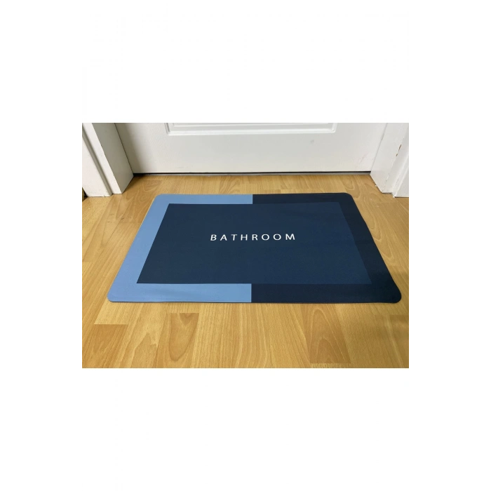 Sihirli Su Emici Banyo Paspası Kaymaz Tabanlı Abdest Paspası 3,5 Mm 40x60