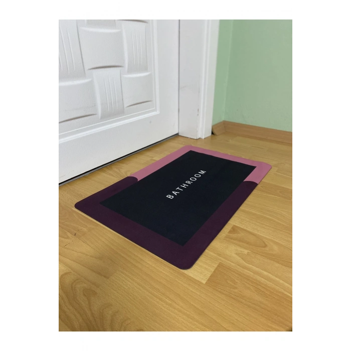 Sihirli Su Emici Banyo Paspası Kaymaz Tabanlı Abdest Paspası 3,5 Mm 40x60