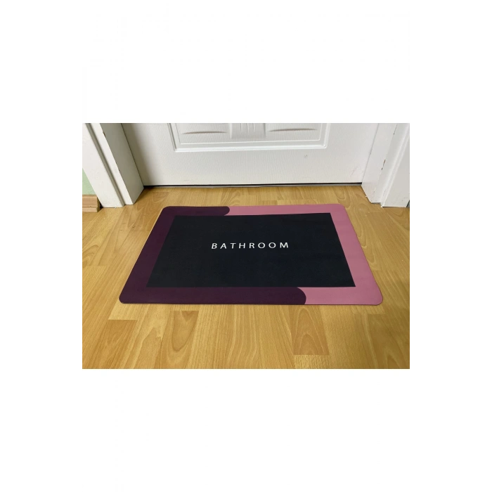 Sihirli Su Emici Banyo Paspası Kaymaz Tabanlı Abdest Paspası 3,5 Mm 40x60