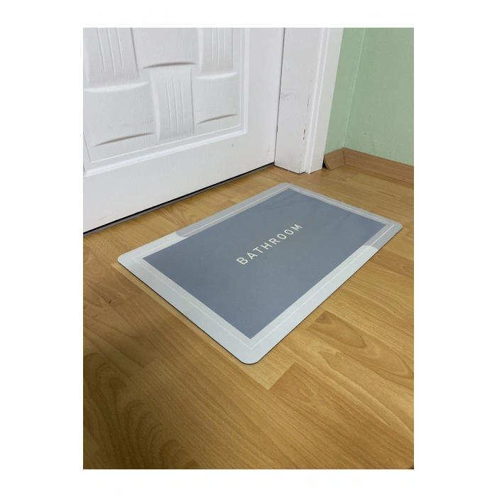 Sihirli Su Emici Banyo Paspası Kaymaz Tabanlı Abdest Paspası 3,5 Mm 40x60