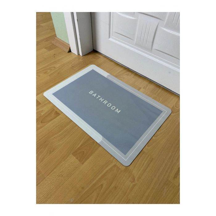 Sihirli Su Emici Banyo Paspası Kaymaz Tabanlı Abdest Paspası 3,5 Mm 40x60