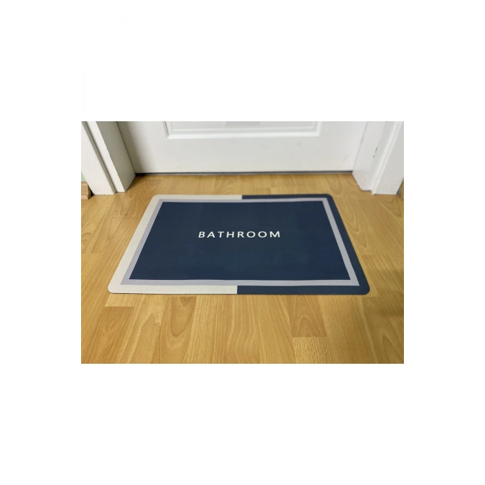 Sihirli Su Emici Banyo Paspası Kaymaz Tabanlı Abdest Paspası 3,5 Mm 40x60