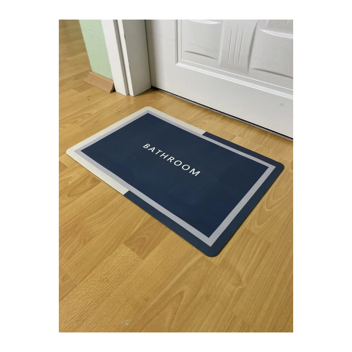 Sihirli Su Emici Banyo Paspası Kaymaz Tabanlı Abdest Paspası 3,5 Mm 40x60