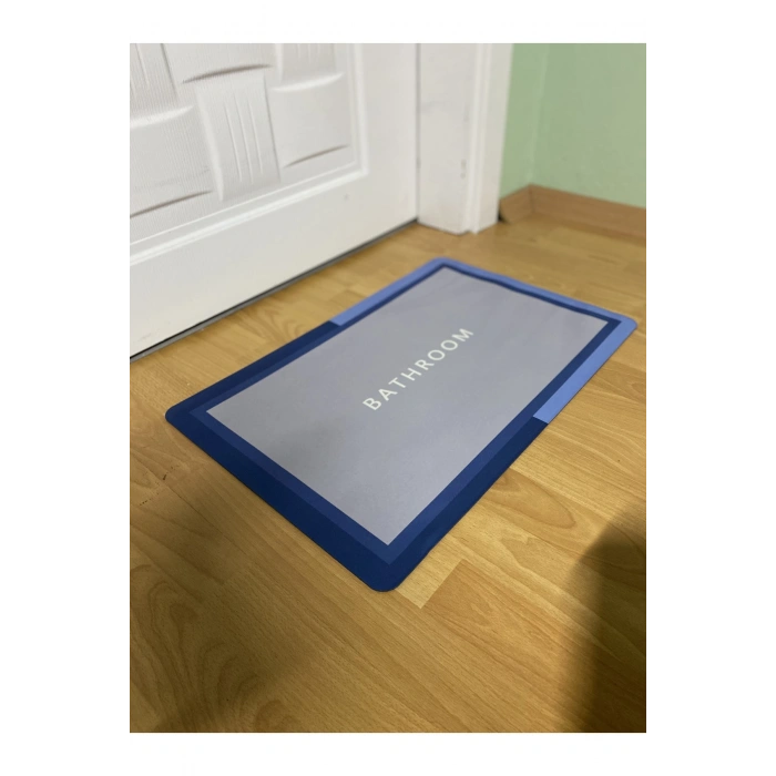 Sihirli Su Emici Banyo Paspası Kaymaz Tabanlı Abdest Paspası 3,5 Mm 40x60