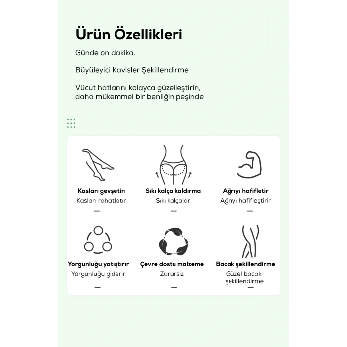 360° Sıkılaştırıcı Selülit Karşıtı Masaj Aleti- Bacak Kol Karın Masaj Cihazı- Kas Gevşetici