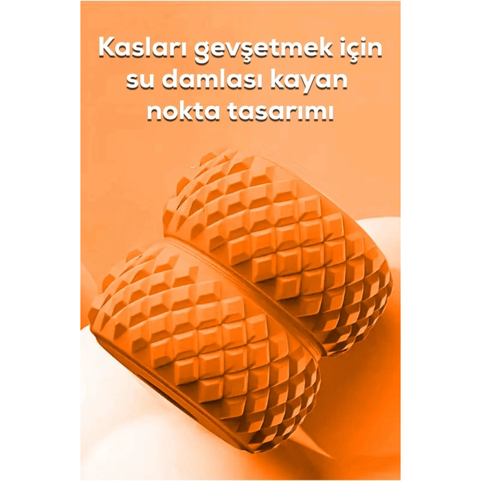 13 Tekerlekli Sıkılaştırıcı Selülit Karşıtı Kas Gevşetici Masaj Aleti Lenf Drenaj Rulosu