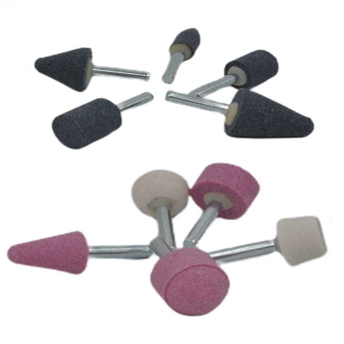 6mm 10lu Taşlama Seti Gravür Dremel Taşlama Zımpara Ucu Seti