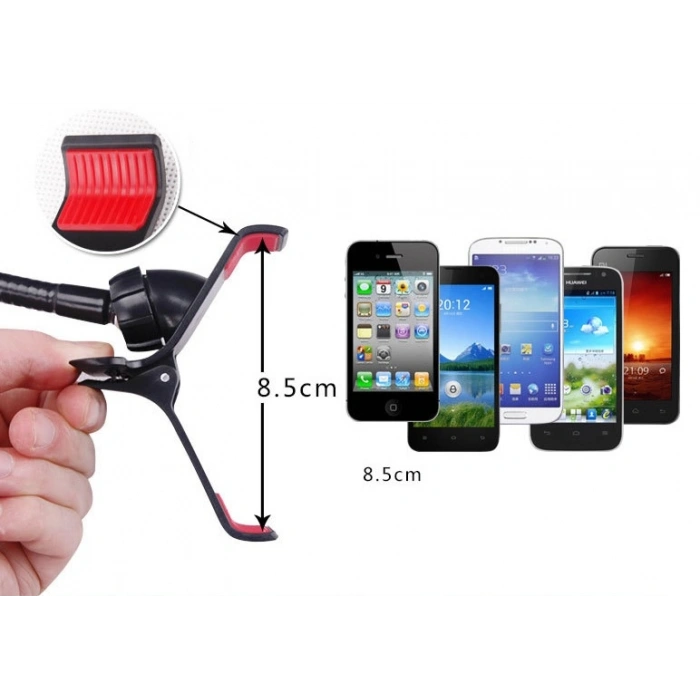 Akrobat Telefon Tutucu Oynar Başlıklı (siyah) (kutulu)