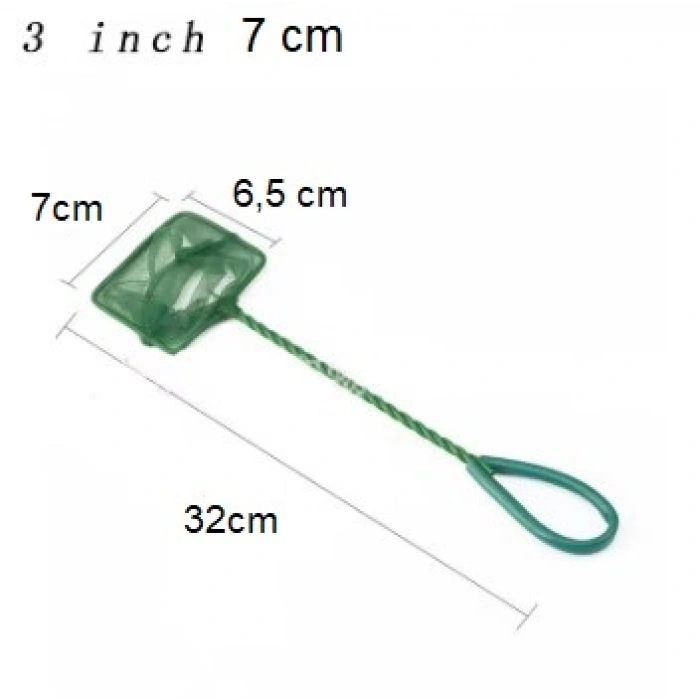 Akvaryum Balık Yakalama Kepçesi 3 İnç 7 Cm