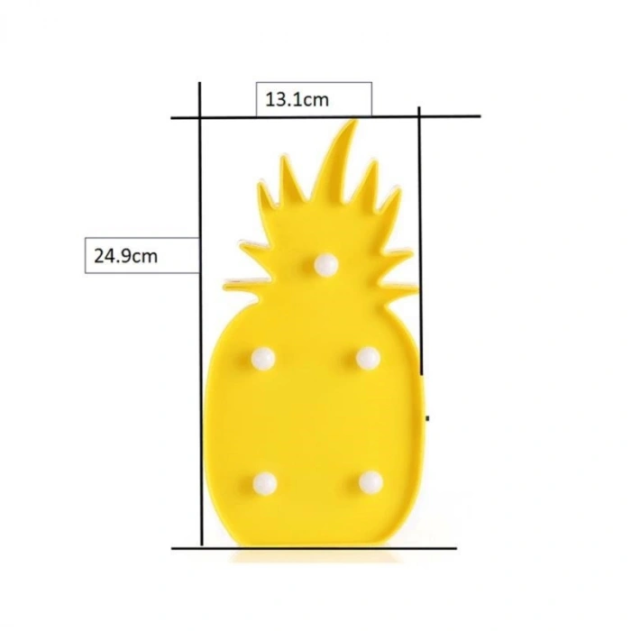 Ananas Şeklinde Ledli Dekoratif Eğlenceli Çocuk Gece Lambası